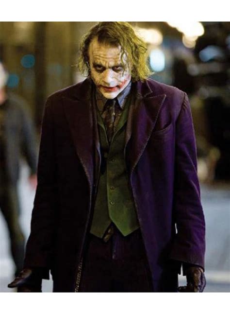 heath ledger purple joker jacket replica|dark knight joker coats.